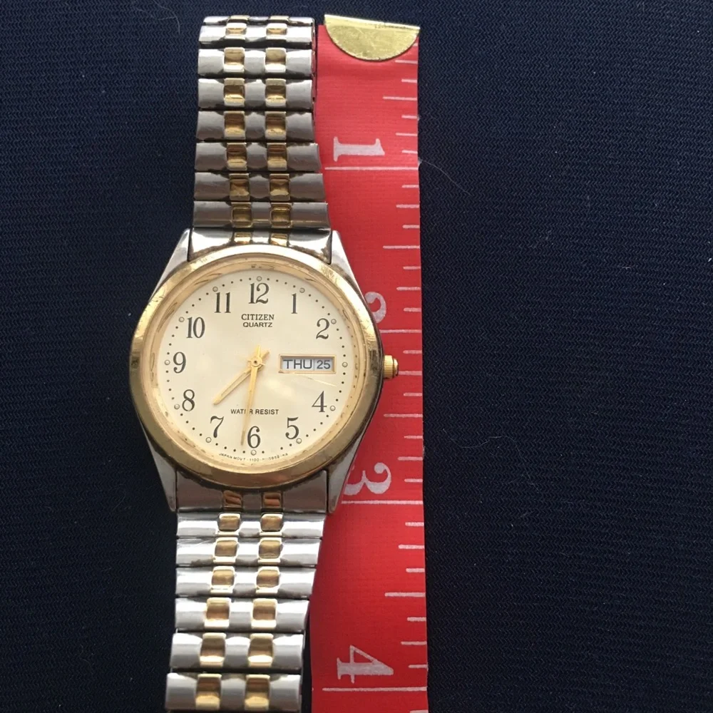 Citizen Two-Tone Gold & Silver Men’s Quartz Watch - Champagne Dial